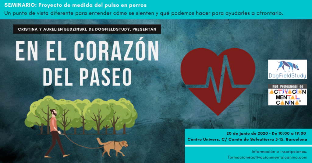 Cartel Seminario "En el Corazón del Paseo", de DogFieldStudy
