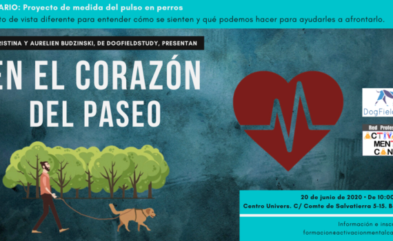 Cartel Seminario "En el Corazón del Paseo", de DogFieldStudy